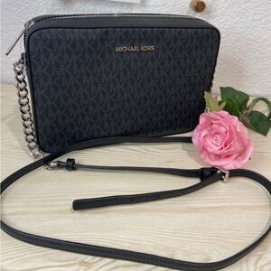 Michael Kors EW Black Crossbody new with tags